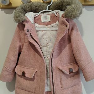 3/4 Baby Girl Zara Coat